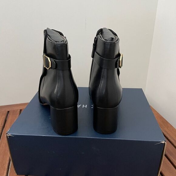 ColeāHaanĀ EttieāBuckledāLeatherāBooties - Picture 5 of 9